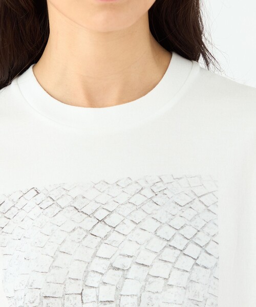 MACPHEE(マカフィー)の「フォトプリント ノースリーブTシャツ(Tシャツ/カットソー・レディース・グレー系その他・S)」の6枚目の写真