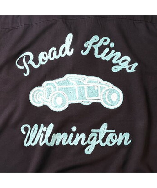 【HOUSTON】BOWLING SHIRT（ROAD KINGS) セール】HOUSTON ボーリングシャツ(ROAD KINGS)（シャツ