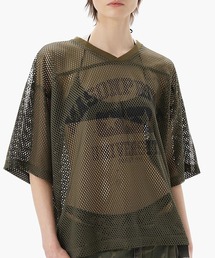 MASONPRINCE（メイソンプリンス）の「Vネック ナンバリング メッシュTシャツ DT4346【MASONPRINCE】（Tシャツ/カットソー）」