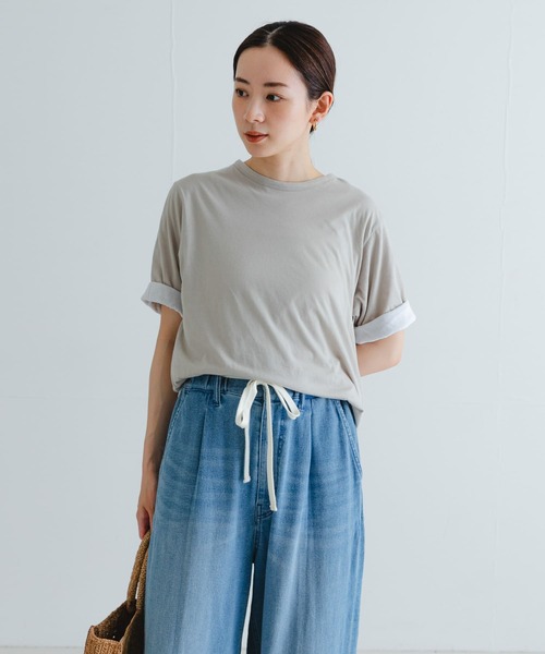 URBAN RESEARCH（アーバンリサーチ）の「リバーシブルTシャツ（Tシャツ/カットソー・レディース・ブラック系その他/レッド系その他/グリーン系その他・FREE）」の2枚目の写真