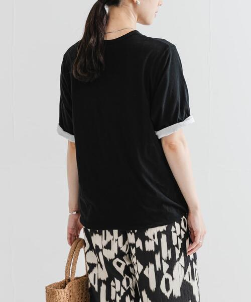 URBAN RESEARCH(アーバンリサーチ)の「リバーシブルTシャツ(Tシャツ/カットソー・レディース・ブラック系その他/レッド系その他/グリーン系その他・FREE)」の9枚目の写真
