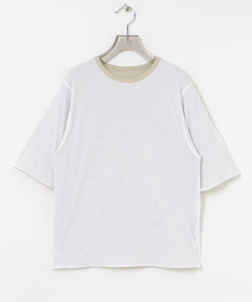 URBAN RESEARCH（アーバンリサーチ）の「リバーシブルTシャツ（Tシャツ/カットソー・レディース・ブラック系その他/レッド系その他/グリーン系その他・FREE）」の4枚目の写真