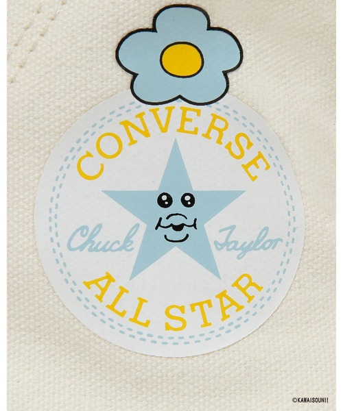 CONVERSE ALL STAR(コンバースオールスター)の「ALL STAR CL HI / KAWAISOUNI! / オールスター CL HI / 可哀想に!(スニーカー・レディース・ホワイト・3/3.5/4/4.5/5/5.5/6.5)」の9枚目の写真
