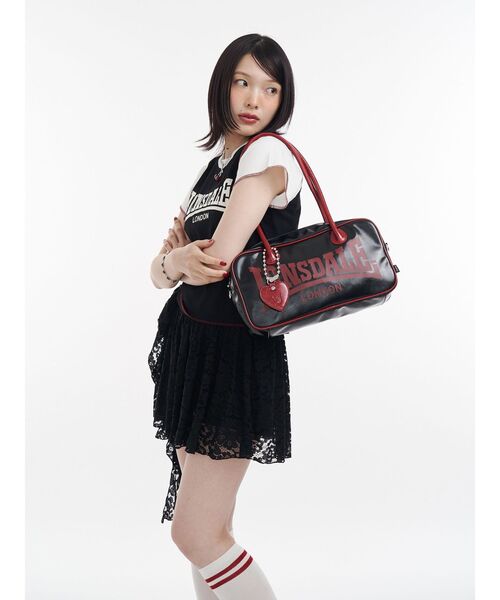 LONSDALE×jouetie】エナメルボストンBAG（ボストンバッグ