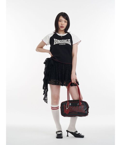 【LONSDALE×jouetie】エナメルボストンBAG LONSDALE×jouetie】エナメルボストンBAG｜ジュエティの通販