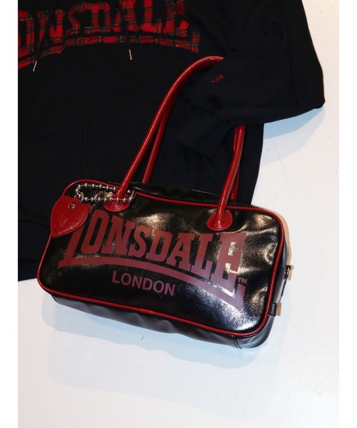 LONSDALE×jouetie】エナメルボストンBAG（ボストンバッグ