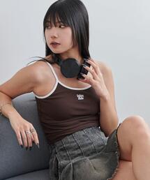 WEGO | WEGO/【25年春夏新作】ワンポイント刺繍キャミ(キャミソール)