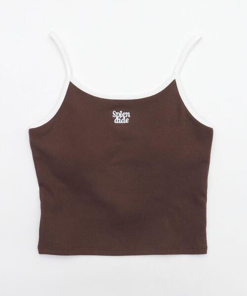 WEGO（ウィゴー）の「WEGO/ワンポイント刺繍キャミ（キャミソール・レディース・ホワイト/ブラウン・FREE）」の20枚目の写真