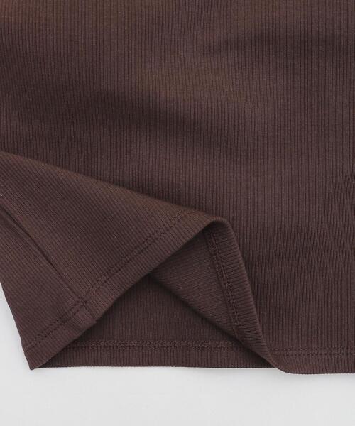 WEGO（ウィゴー）の「WEGO/ワンポイント刺繍キャミ（キャミソール・レディース・ホワイト/ブラウン・FREE）」の12枚目の写真