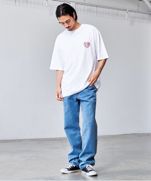 Ed Hardy（エドハーディー）の「『ED HARDY/エドハーディー』クルーネック スカルハート半袖Tシャツ（Tシャツ/カットソー・メンズ・ブラック/ホワイト・L/M）」の19枚目の写真