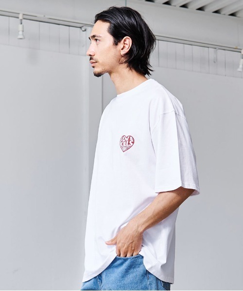 Ed Hardy（エドハーディー）の「『ED HARDY/エドハーディー』クルーネック スカルハート半袖Tシャツ（Tシャツ/カットソー・メンズ・ブラック/ホワイト・L/M）」の20枚目の写真