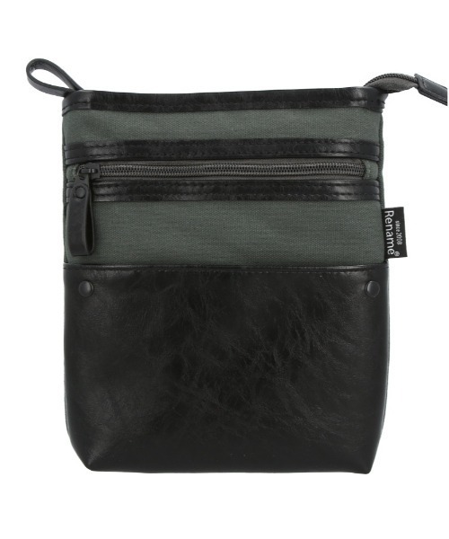 Rename（リネーム）の「Rename village 2wayシザーケース（ボディバッグ/ウエストポーチ・レディース・ブラック/キャメル・FREE）」の5枚目の写真