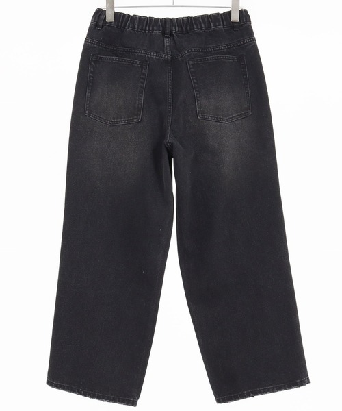 CAMBIO（カンビオ）の「mp13798- Paint Splash Denim Wide Straight Pants ワイドストレートデニムパンツ（デニムパンツ・メンズ・インディゴブルー/ブラック・S/M/L）」の16枚目の写真