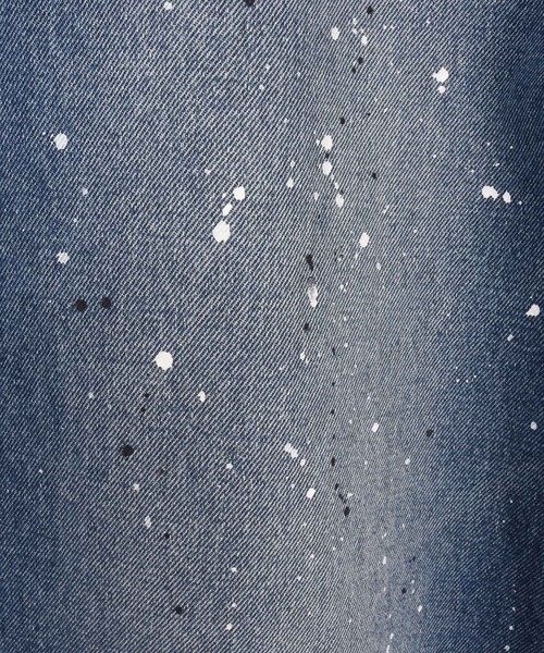 CAMBIO（カンビオ）の「mp13798- Paint Splash Denim Wide Straight Pants ワイドストレートデニムパンツ（デニムパンツ・メンズ・インディゴブルー/ブラック・S/M/L）」の22枚目の写真