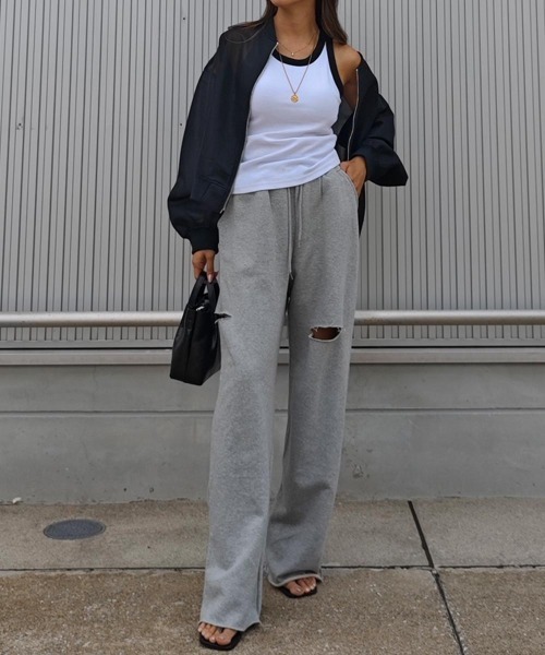 esutoreja（エストレジャ）の「バイカラータンクトップ（タンクトップ・レディース・ホワイト/ブラウン/ベージュ/ブラック・FREE）」の10枚目の写真