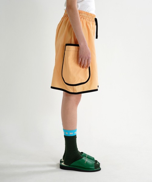 TUCKSHOP（タックショップ）の「HOTEL PAJAMA SHORTS / ホテル パジャマ ショーツ（その他パンツ・メンズ・ブラウン/グリーン/イエロー・1/2）」の10枚目の写真