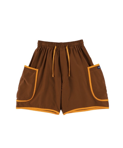 TUCKSHOP（タックショップ）の「HOTEL PAJAMA SHORTS / ホテル パジャマ ショーツ（その他パンツ・メンズ・ブラウン/グリーン/イエロー・1/2）」の12枚目の写真