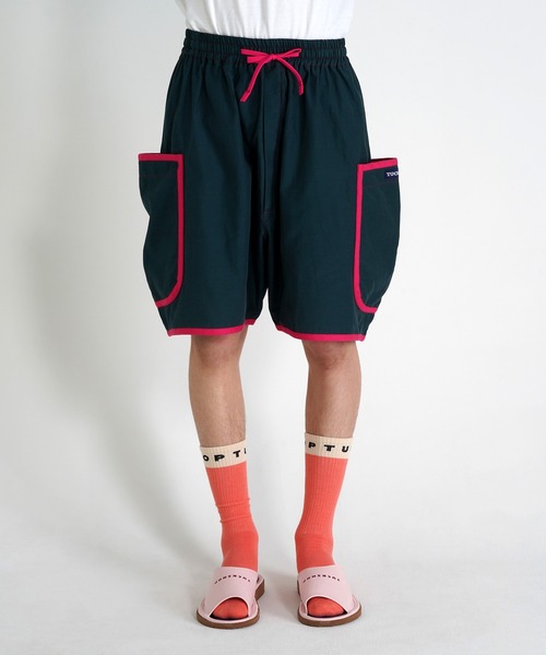 TUCKSHOP（タックショップ）の「HOTEL PAJAMA SHORTS / ホテル パジャマ ショーツ（その他パンツ・メンズ・ブラウン/グリーン/イエロー・1/2）」の21枚目の写真