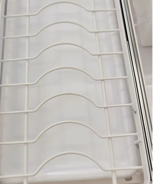 aimoha（アイモハ）の「スライド式水切りラック（キッチン収納・レディース・ホワイト・MEDIUM/LARGE）」の6枚目の写真