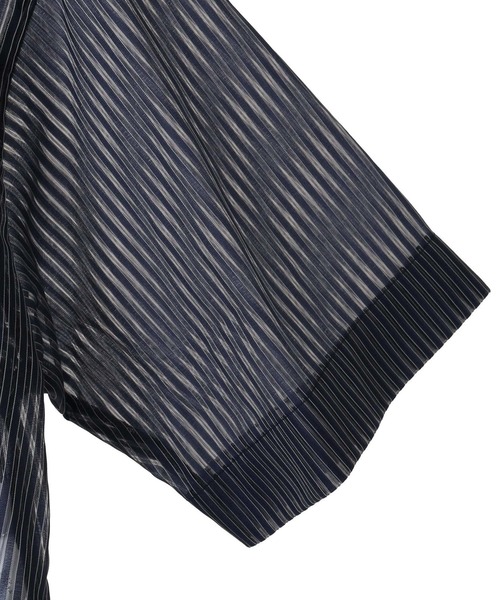 CONVERSE TOKYO（コンバーストウキョウ）の「【HL】SHEER STRIPE BOXY SHIRT（シャツ/ブラウス・レディース・オフホワイト/ブラック/ネイビー・FREE）」の9枚目の写真