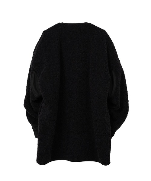 Maison MIHARA YASUHIRO（メゾンミハラヤスヒロ）の「Liner Boa Jacket（その他アウター・レディース・ブラック/ホワイト・FREE）」の11枚目の写真