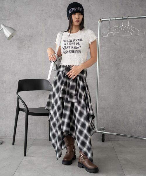 WEGO(ウィゴー)の「WEGO/ロゴシャーリングちびT(Tシャツ/カットソー・レディース・ホワイト/その他1・FREE)」の16枚目の写真