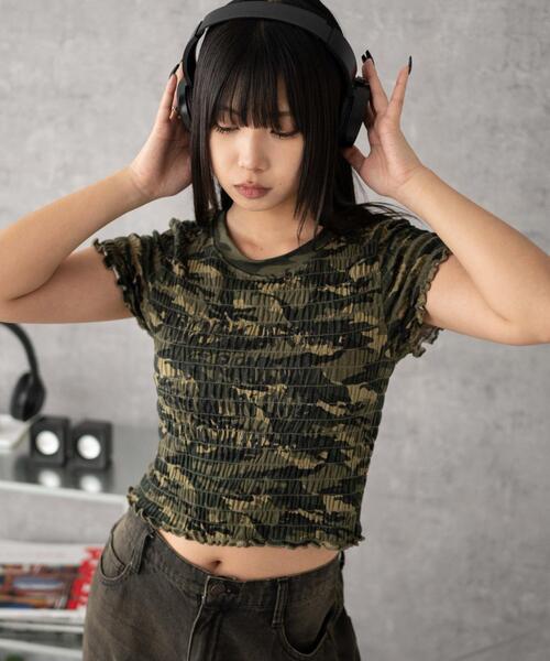 WEGO(ウィゴー)の「WEGO/ロゴシャーリングちびT(Tシャツ/カットソー・レディース・ホワイト/その他1・FREE)」の15枚目の写真