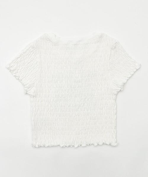 WEGO(ウィゴー)の「WEGO/ロゴシャーリングちびT(Tシャツ/カットソー・レディース・ホワイト/その他1・FREE)」の9枚目の写真