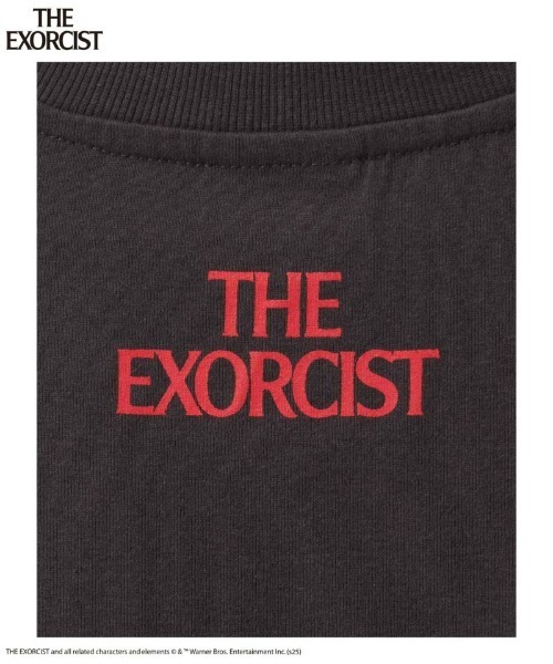 Mac-House（マックハウス）の「【別注デザイン】 THE EXORCIST ホラーデザインTシャツ（Tシャツ/カットソー・メンズ・オートミール/チャコールグレー・M/L/XL）」の7枚目の写真