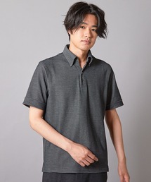 UNION STATION | ハニカムジャガード シャドーボーダーポロ(ポロシャツ)