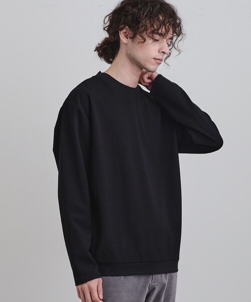 tk.TAKEO KIKUCHI（ティーケータケオキクチ）の「スマートカットソー（Tシャツ/カットソー・メンズ・ブラック/ホワイト/ネイビー・01/02/03）」の9枚目の写真