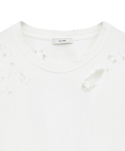 CLANE - Uネックロングスリーブカットソー - DEEP U NECK TOPS