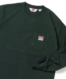 BEN DAVIS（ベンデイビス）の「【BEN DAVIS（ベンデイビス）】L/S POCKET TEE[REG] / ロンT 長袖 ワンポイント レギュラーサイズ ポケット（Tシャツ/カットソー）」