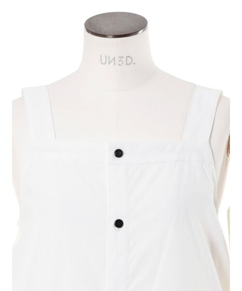 UN3D.（アンスリード）の「PATTERN MIX SHIRT CAMI OP / パターンミックスシャツキャミワンピース（シャツワンピース・レディース・グレー/ブラック/その他1・38/36）」の8枚目の写真