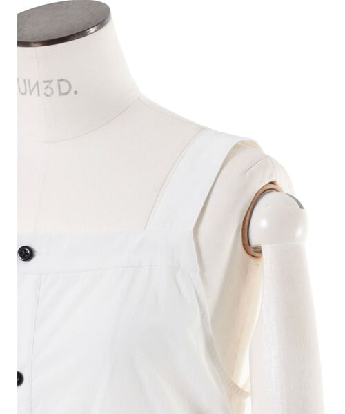 UN3D.（アンスリード）の「PATTERN MIX SHIRT CAMI OP / パターンミックスシャツキャミワンピース（シャツワンピース・レディース・グレー/ブラック/その他1・38/36）」の9枚目の写真