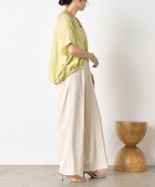 Jena espace merveilleux（ジェナ　エスパスメルヴェイユ）の「ラメラインパンツ（その他パンツ・レディース・グレー/ブラック/アイボリー・FREE）」の7枚目の写真