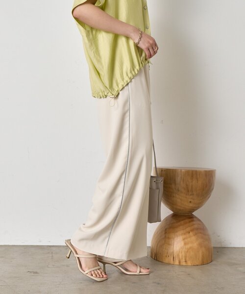 Jena espace merveilleux（ジェナ　エスパスメルヴェイユ）の「ラメラインパンツ（その他パンツ・レディース・グレー/ブラック/アイボリー・FREE）」の13枚目の写真