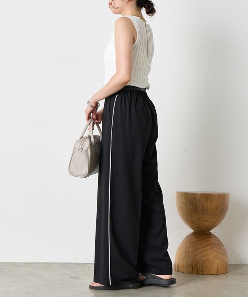 Jena espace merveilleux（ジェナ　エスパスメルヴェイユ）の「ラメラインパンツ（その他パンツ・レディース・グレー/ブラック/アイボリー・FREE）」の15枚目の写真