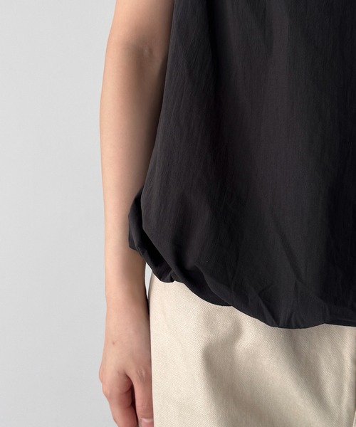 CANAL JEAN(キャナルジーン)の「El mar コットンバルーンキャミ(キャミソール・レディース・ブラウン/ブラック・ONE SIZE)」の13枚目の写真