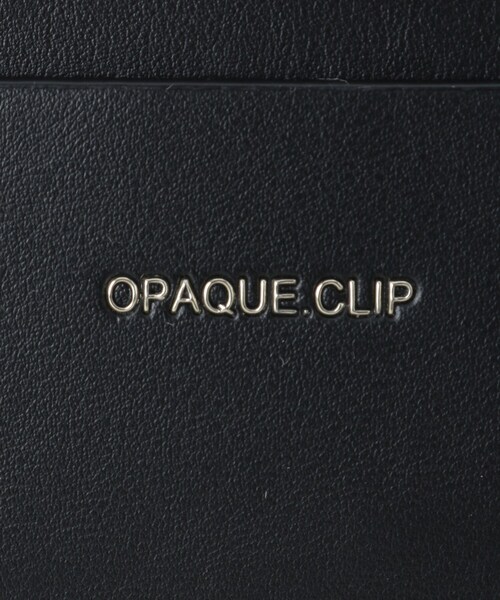 OPAQUE.CLIP(オペークドットクリップ)の「【A4サイズ対応/多ポケット】キャンバス調合皮トートバッグ(トートバッグ・レディース・ネイビー/ブラック・00)」の20枚目の写真