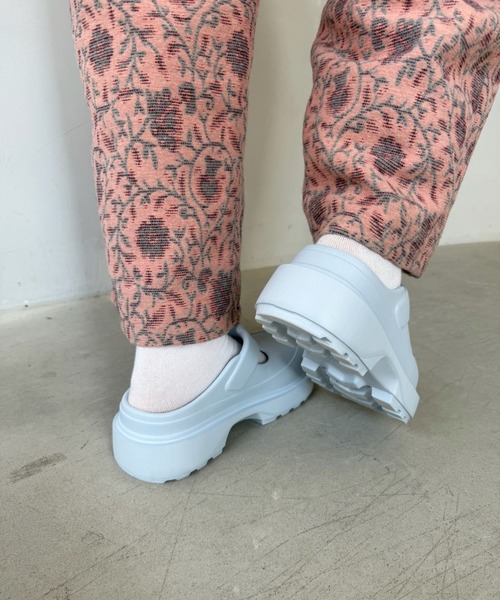 SANSeLF(サンセルフ)の「【SANSeLF】EVAサボシューズ 厚底スリッポン フラットソール サンダル sas25s005(サンダル・レディース・ブラック/ブラウン/アイボリー/ブルー・L/M/S)」の8枚目の写真