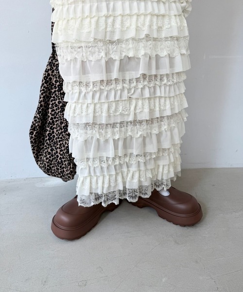 SANSeLF(サンセルフ)の「【SANSeLF】EVAサボシューズ 厚底スリッポン フラットソール サンダル sas25s005(サンダル・レディース・ブラック/ブラウン/アイボリー/ブルー・L/M/S)」の11枚目の写真