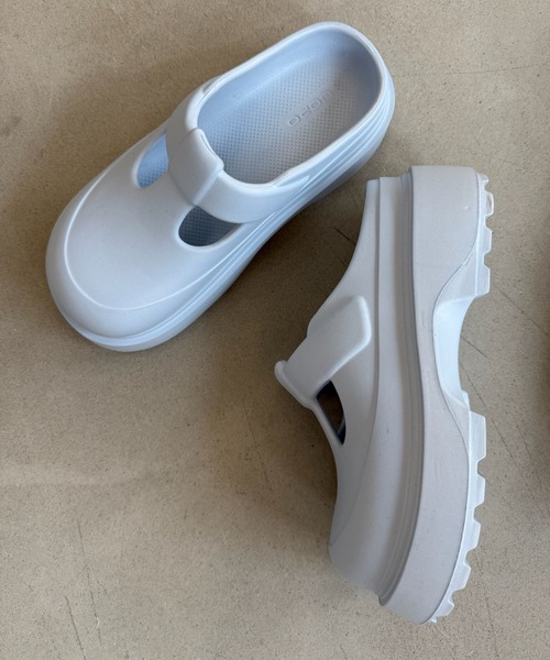 SANSeLF(サンセルフ)の「【SANSeLF】EVAサボシューズ 厚底スリッポン フラットソール サンダル sas25s005(サンダル・レディース・ブラック/ブラウン/アイボリー/ブルー・L/M/S)」の14枚目の写真