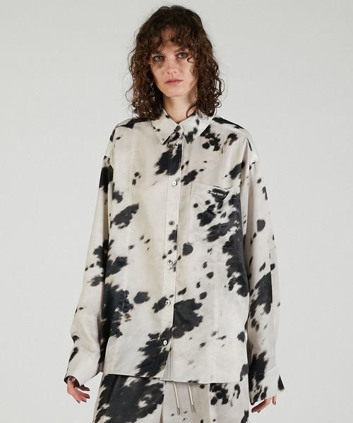 PRANK PROJECT（プランクプロジェクト）の「ハラコプリントオーバーシャツ / Harako Print Overshirt（シャツ/ブラウス・レディース・マルチ・FREE）」の5枚目の写真