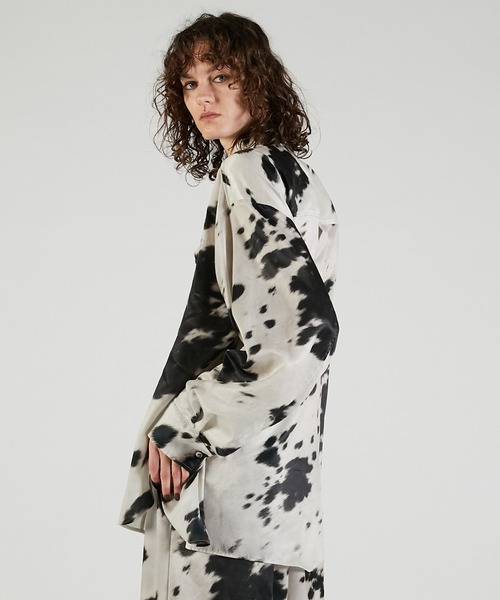 PRANK PROJECT（プランクプロジェクト）の「ハラコプリントオーバーシャツ / Harako Print Overshirt（シャツ/ブラウス・レディース・マルチ・FREE）」の6枚目の写真