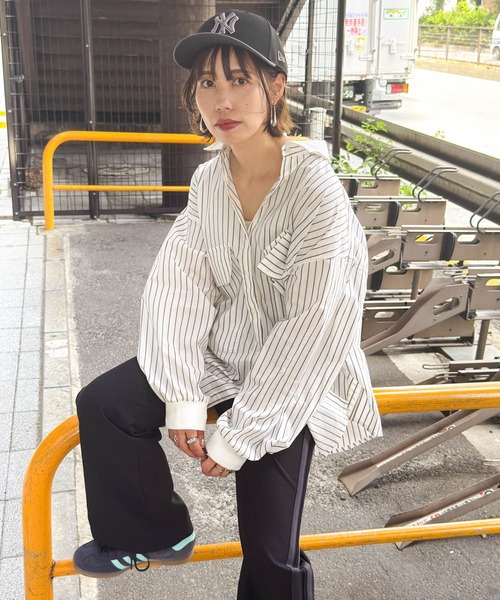 MODE NORM CORE エンブロボイルバンドシャツ　ニコアンド 楽天市場】[MODE NORM CORE] エンブロボイルバンドシャツ niko