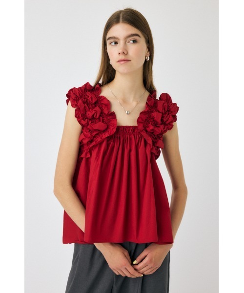 SHOULDER FRILLS トップス（シャツ/ブラウス）｜MOUSSY