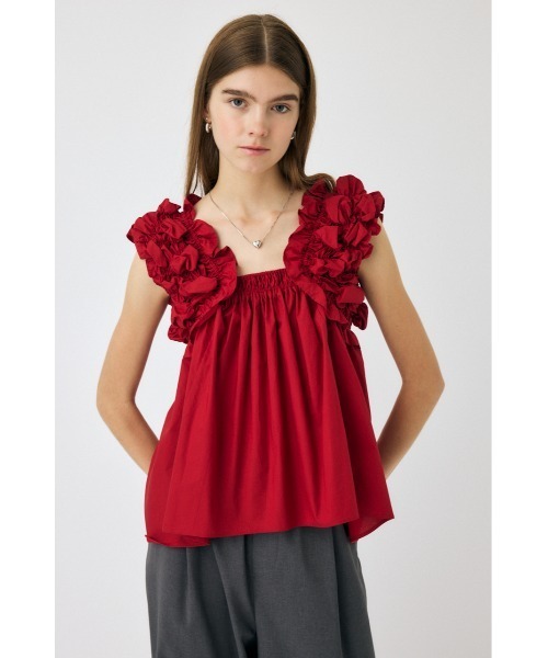 SHOULDER FRILLS トップス（シャツ/ブラウス）｜MOUSSY