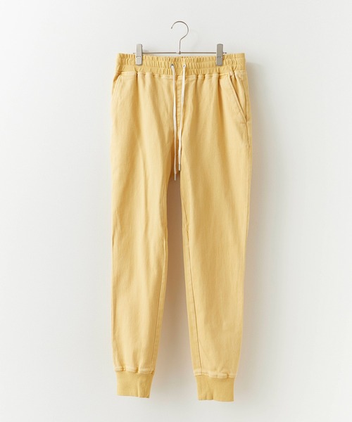 WP WESTPOINT(ダブルピーウエストポイント)の「WP WESTPOINT/ダブルピー ウエストポイント テイパード 裾リブ ストレッチツイル カラーデニム風 イージーパンツ(デニムパンツ・メンズ・ブルー/イエロー/ブラウン・XL/L/M/S/XS/XXL)」の12枚目の写真