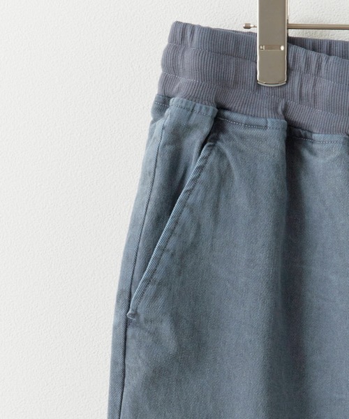 WP WESTPOINT(ダブルピーウエストポイント)の「WP WESTPOINT/ダブルピー ウエストポイント テイパード 裾リブ ストレッチツイル カラーデニム風 イージーパンツ(デニムパンツ・メンズ・ブルー/イエロー/ブラウン・XL/L/M/S/XS/XXL)」の14枚目の写真